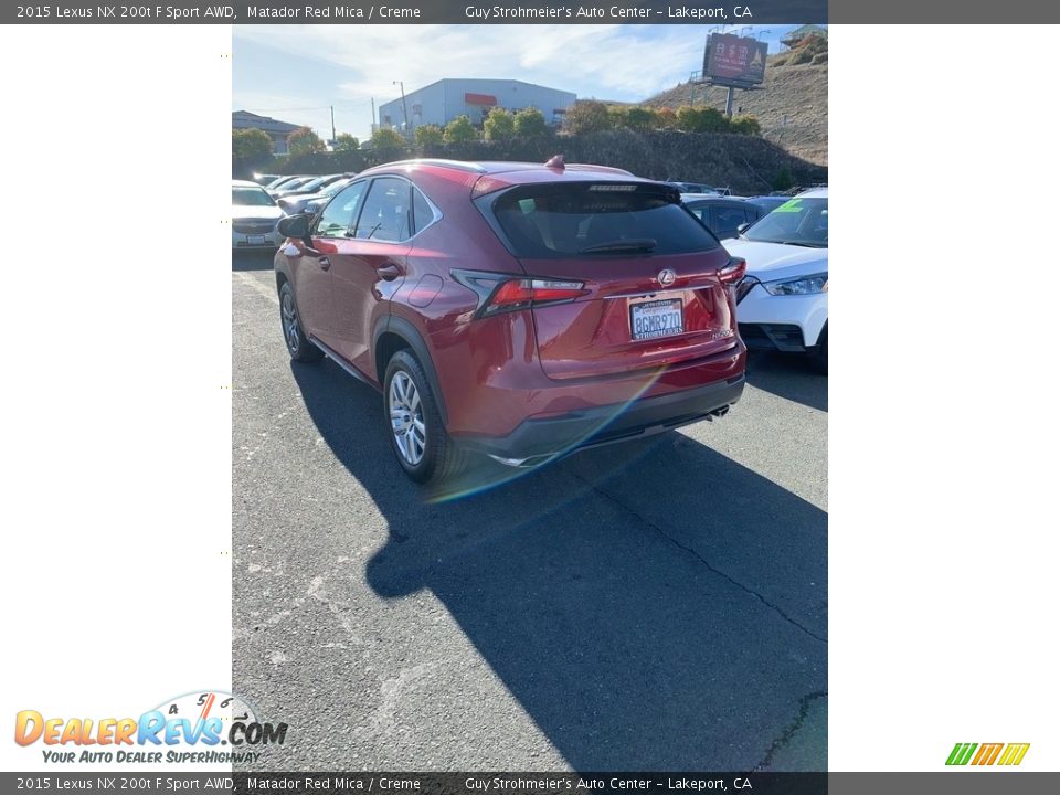 2015 Lexus NX 200t F Sport AWD Matador Red Mica / Creme Photo #8