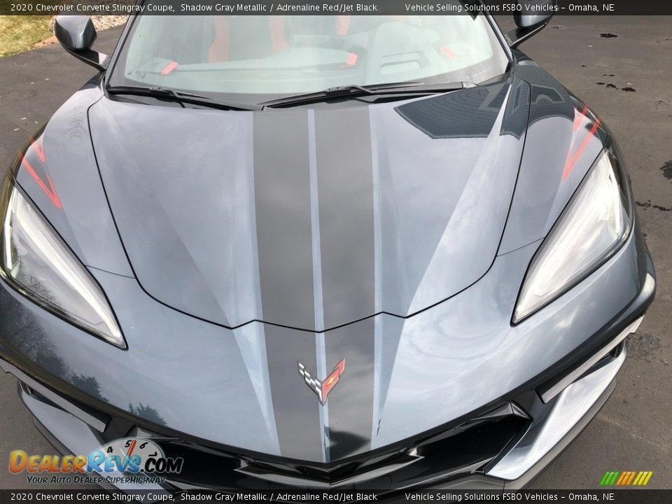 2020 Chevrolet Corvette Stingray Coupe Shadow Gray Metallic / Adrenaline Red/Jet Black Photo #13