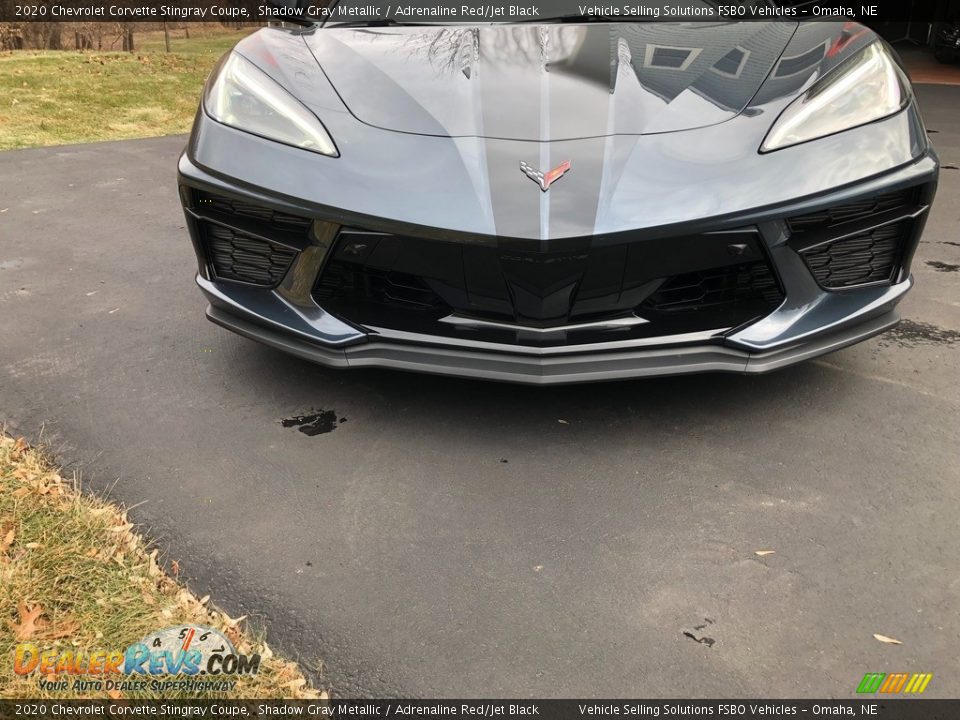 2020 Chevrolet Corvette Stingray Coupe Shadow Gray Metallic / Adrenaline Red/Jet Black Photo #14