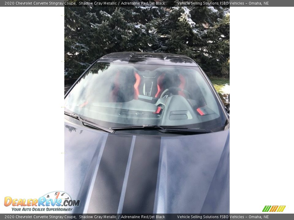 2020 Chevrolet Corvette Stingray Coupe Shadow Gray Metallic / Adrenaline Red/Jet Black Photo #17