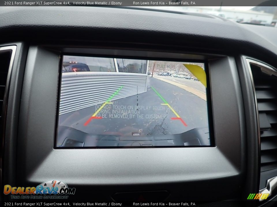 2021 Ford Ranger XLT SuperCrew 4x4 Velocity Blue Metallic / Ebony Photo #16