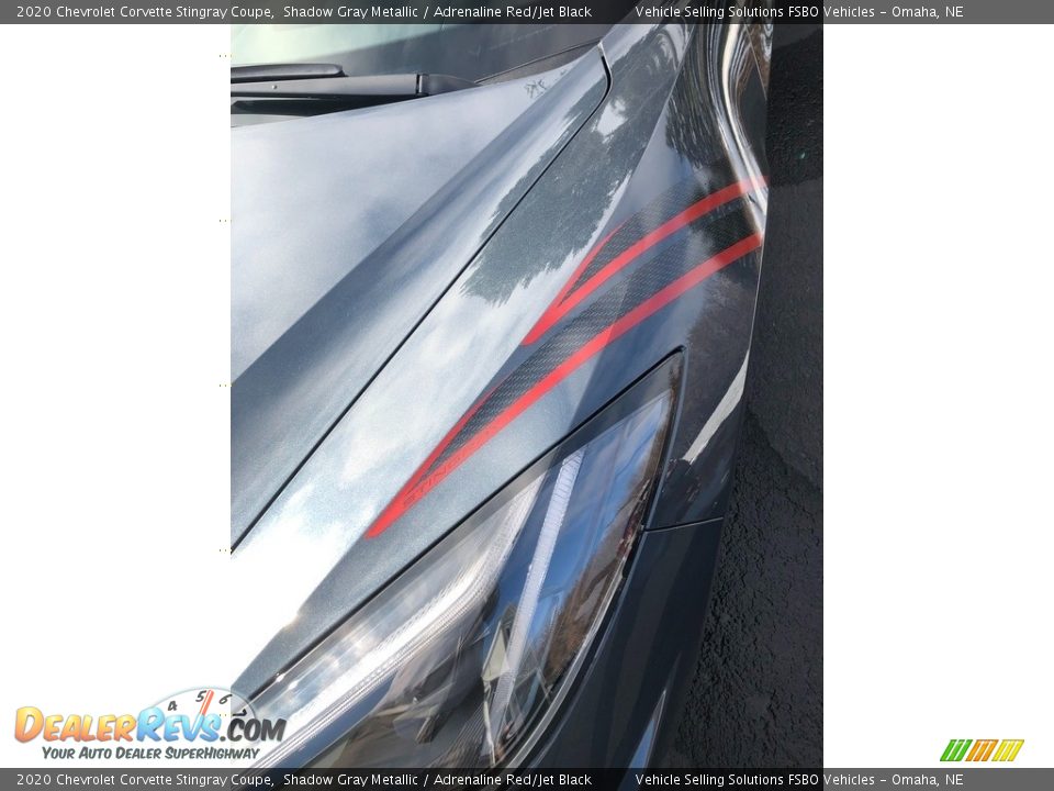 2020 Chevrolet Corvette Stingray Coupe Shadow Gray Metallic / Adrenaline Red/Jet Black Photo #18