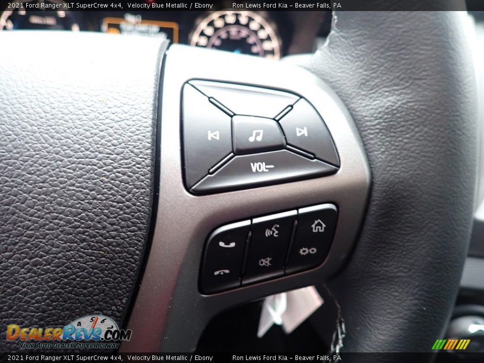 2021 Ford Ranger XLT SuperCrew 4x4 Steering Wheel Photo #17