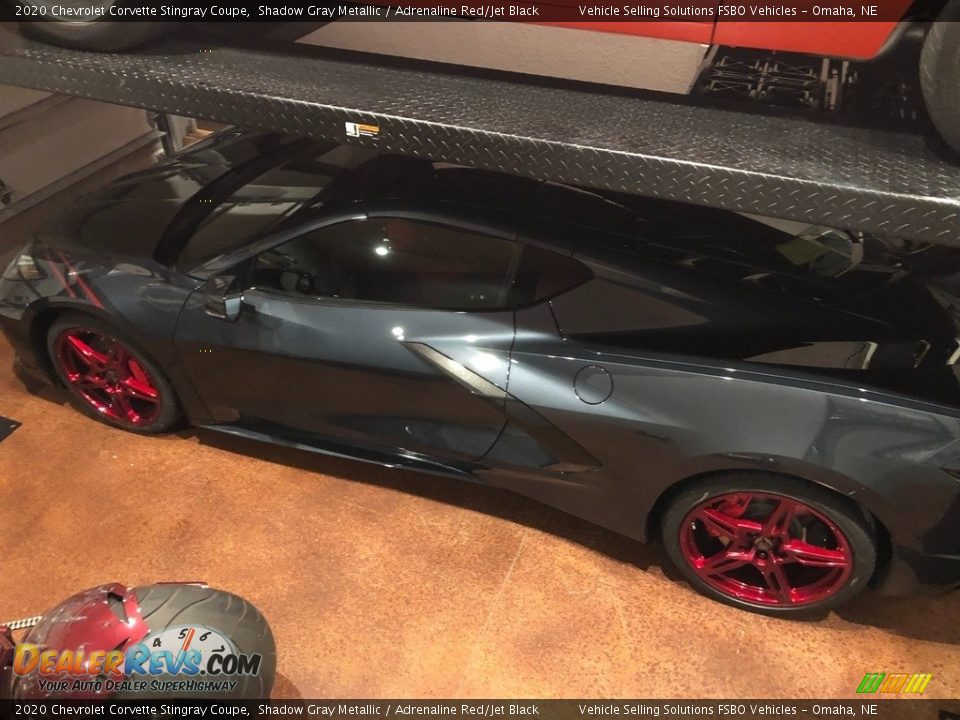 2020 Chevrolet Corvette Stingray Coupe Shadow Gray Metallic / Adrenaline Red/Jet Black Photo #20