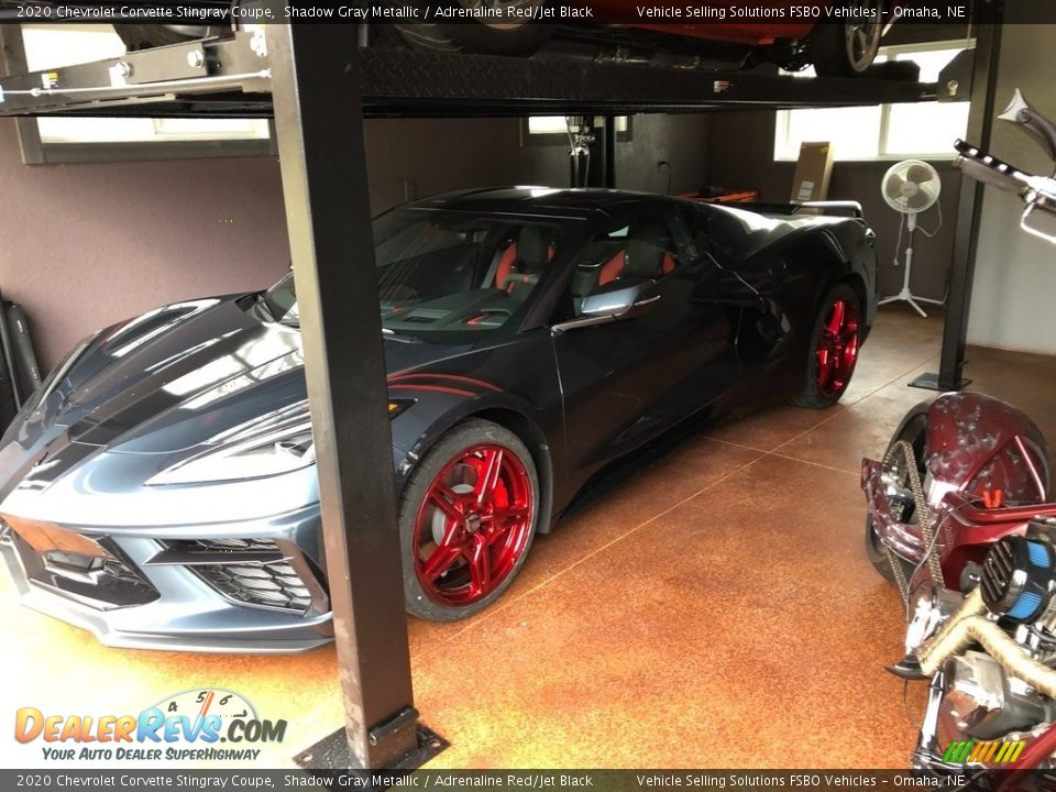 2020 Chevrolet Corvette Stingray Coupe Shadow Gray Metallic / Adrenaline Red/Jet Black Photo #21