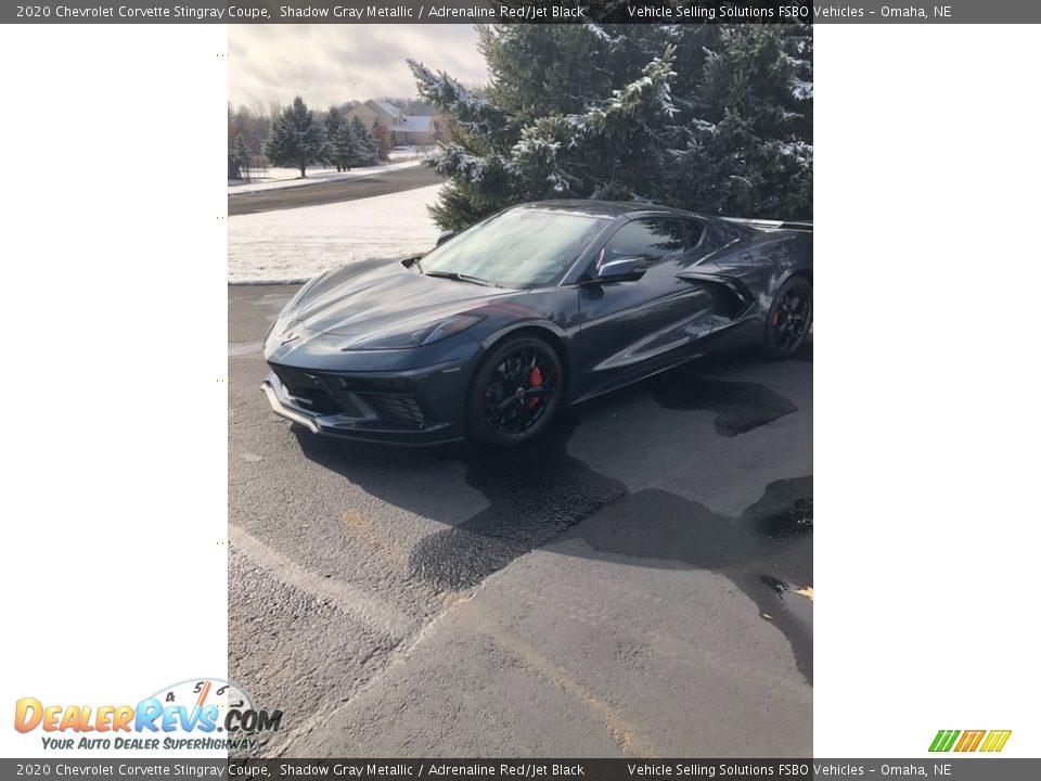 2020 Chevrolet Corvette Stingray Coupe Shadow Gray Metallic / Adrenaline Red/Jet Black Photo #22