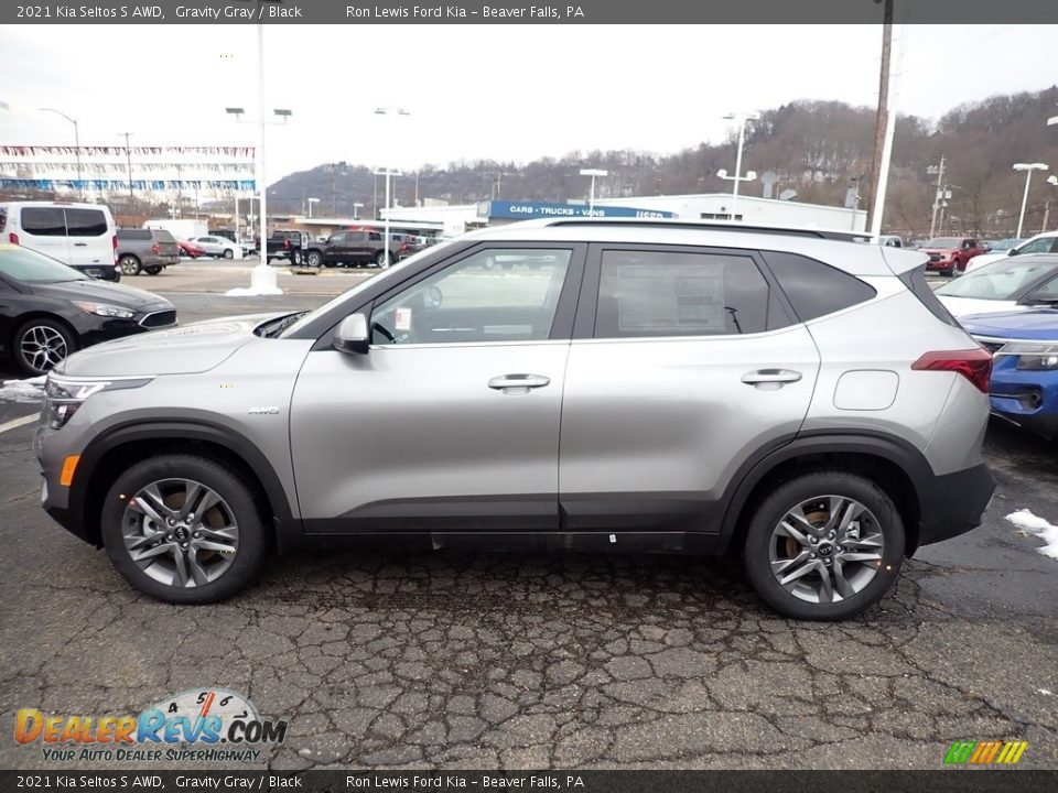 Gravity Gray 2021 Kia Seltos S AWD Photo #6