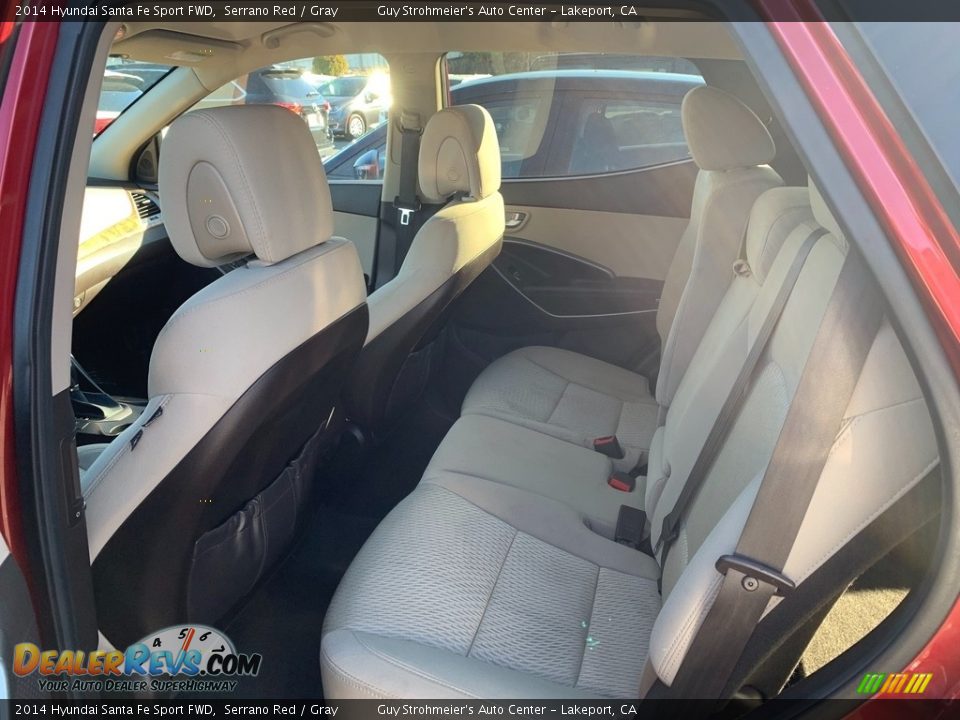 2014 Hyundai Santa Fe Sport FWD Serrano Red / Gray Photo #10