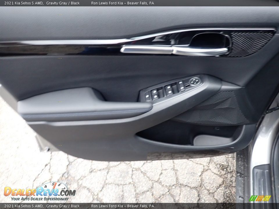 2021 Kia Seltos S AWD Gravity Gray / Black Photo #14