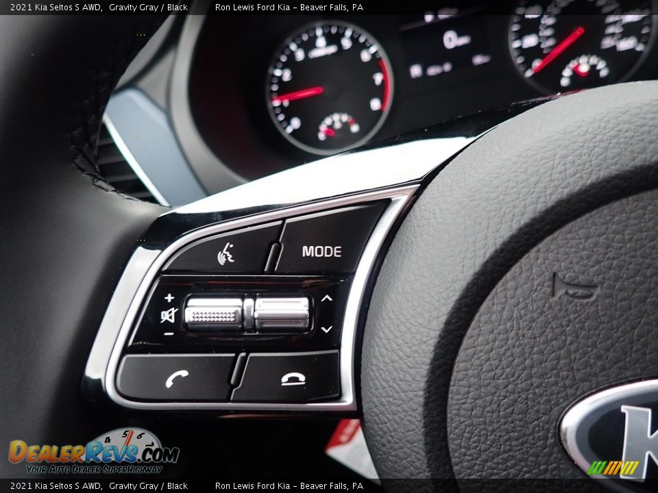 2021 Kia Seltos S AWD Gravity Gray / Black Photo #20
