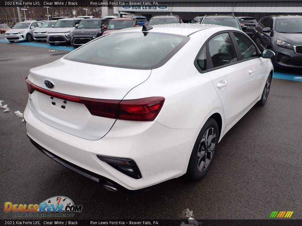 2021 Kia Forte LXS Clear White / Black Photo #2