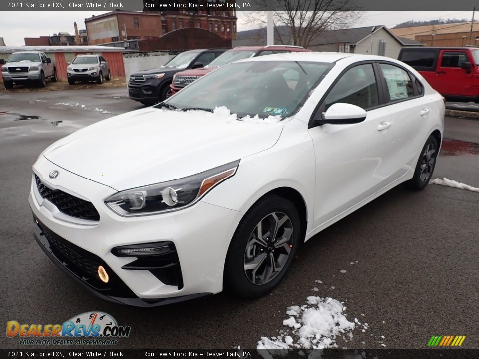 2021 Kia Forte LXS Clear White / Black Photo #5