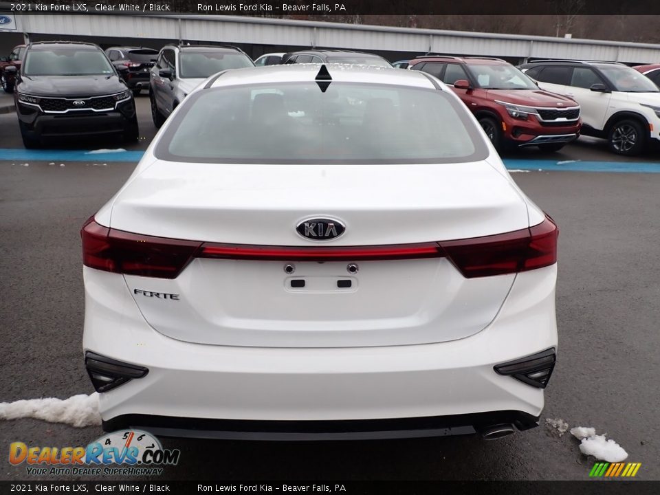 2021 Kia Forte LXS Clear White / Black Photo #8