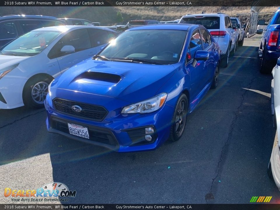 2018 Subaru WRX Premium WR Blue Pearl / Carbon Black Photo #8