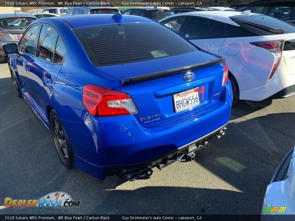 2018 Subaru WRX Premium WR Blue Pearl / Carbon Black Photo #10