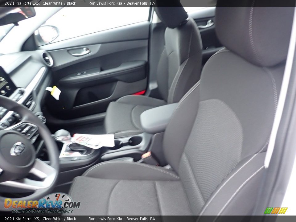 2021 Kia Forte LXS Clear White / Black Photo #14