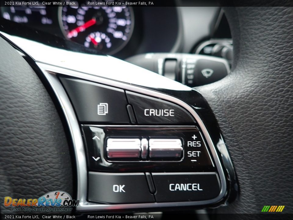 2021 Kia Forte LXS Clear White / Black Photo #19