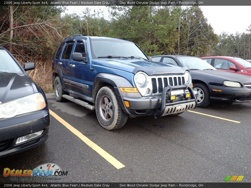 2006 Jeep Liberty Sport 4x4 Atlantic Blue Pearl / Medium Slate Gray Photo #1