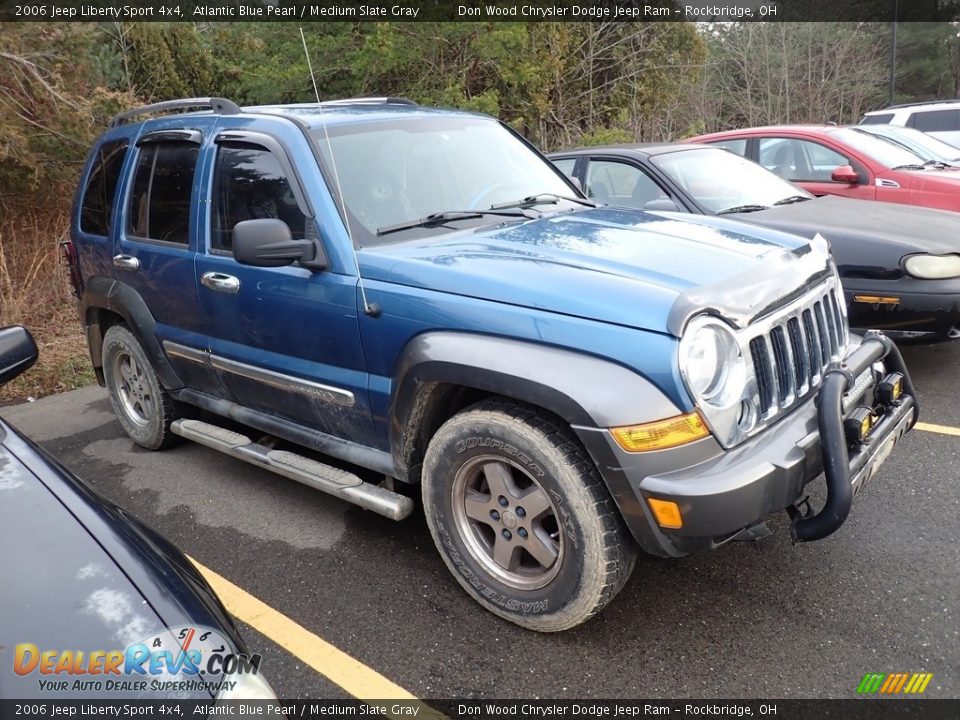 2006 Jeep Liberty Sport 4x4 Atlantic Blue Pearl / Medium Slate Gray Photo #2