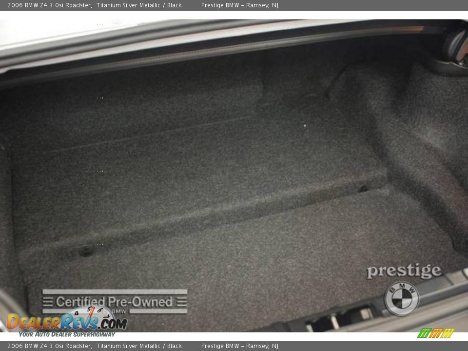 2006 BMW Z4 3.0si Roadster Titanium Silver Metallic / Black Photo #4