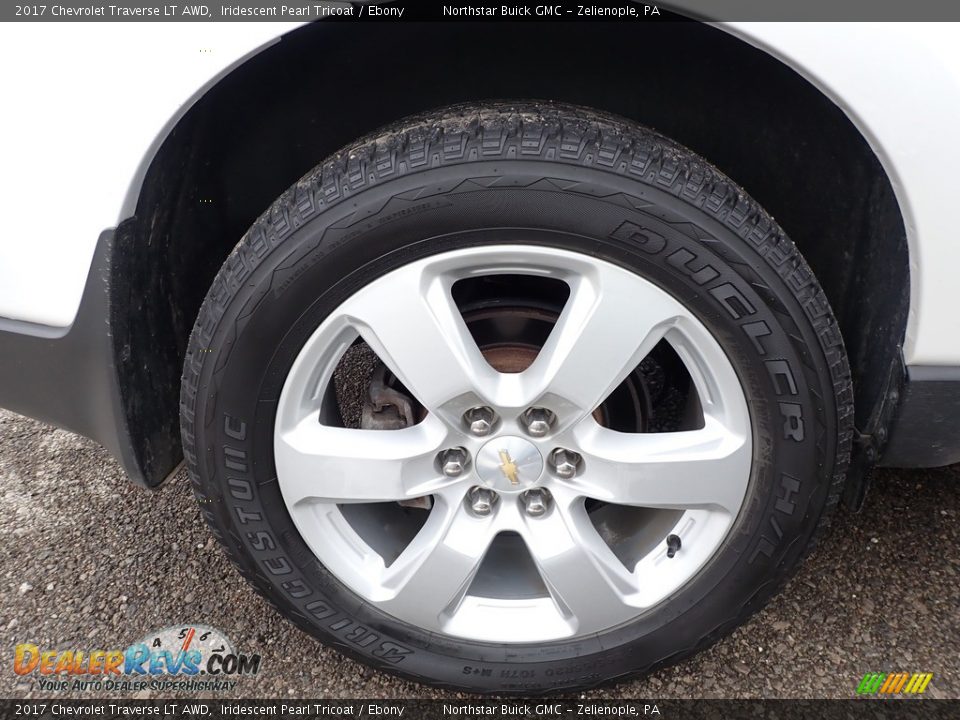 2017 Chevrolet Traverse LT AWD Iridescent Pearl Tricoat / Ebony Photo #14