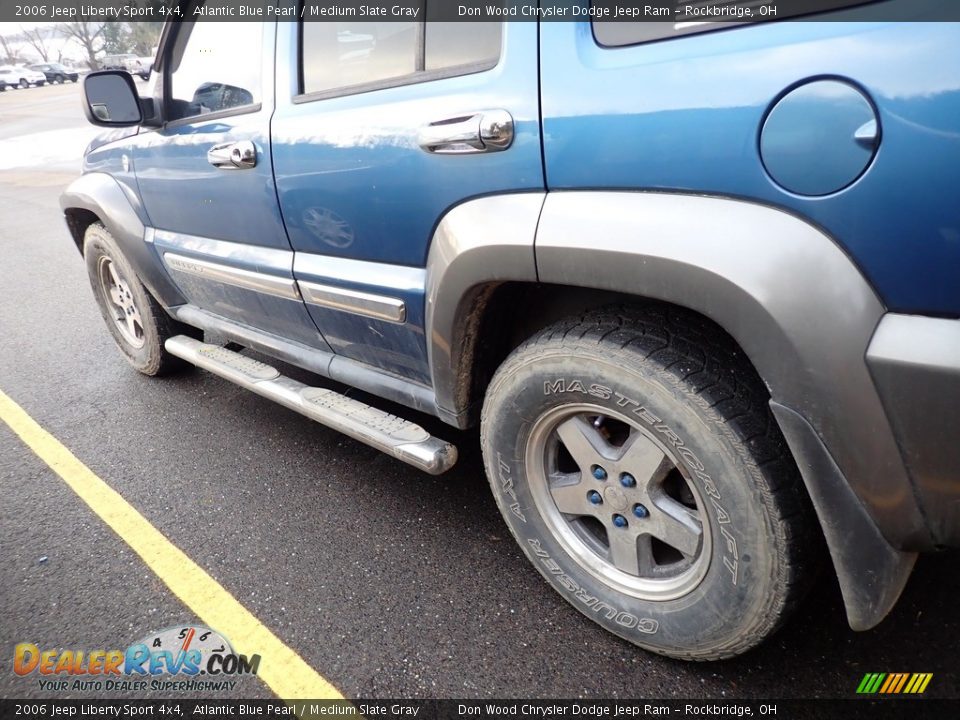 2006 Jeep Liberty Sport 4x4 Atlantic Blue Pearl / Medium Slate Gray Photo #13