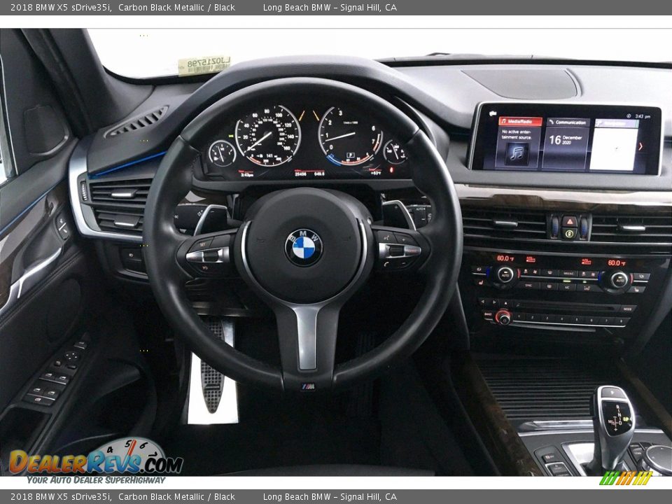 2018 BMW X5 sDrive35i Carbon Black Metallic / Black Photo #4