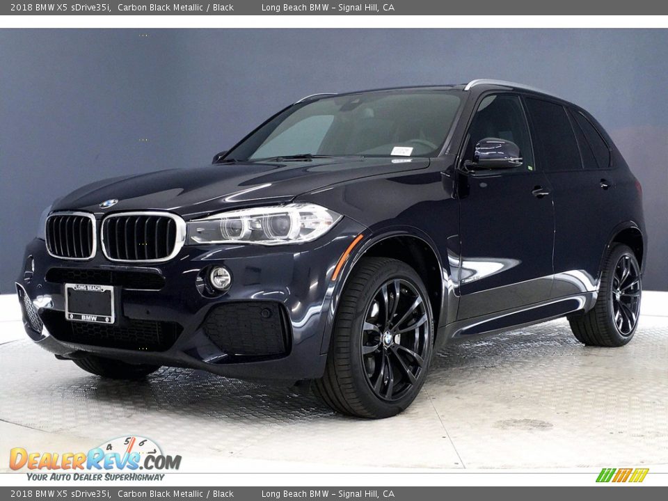 2018 BMW X5 sDrive35i Carbon Black Metallic / Black Photo #12