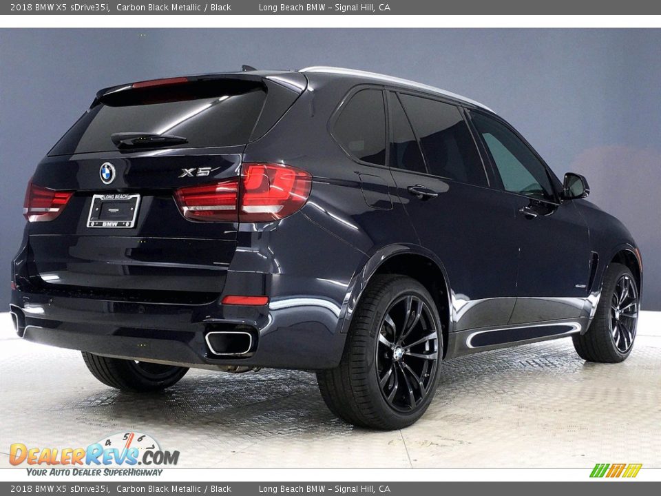 2018 BMW X5 sDrive35i Carbon Black Metallic / Black Photo #13