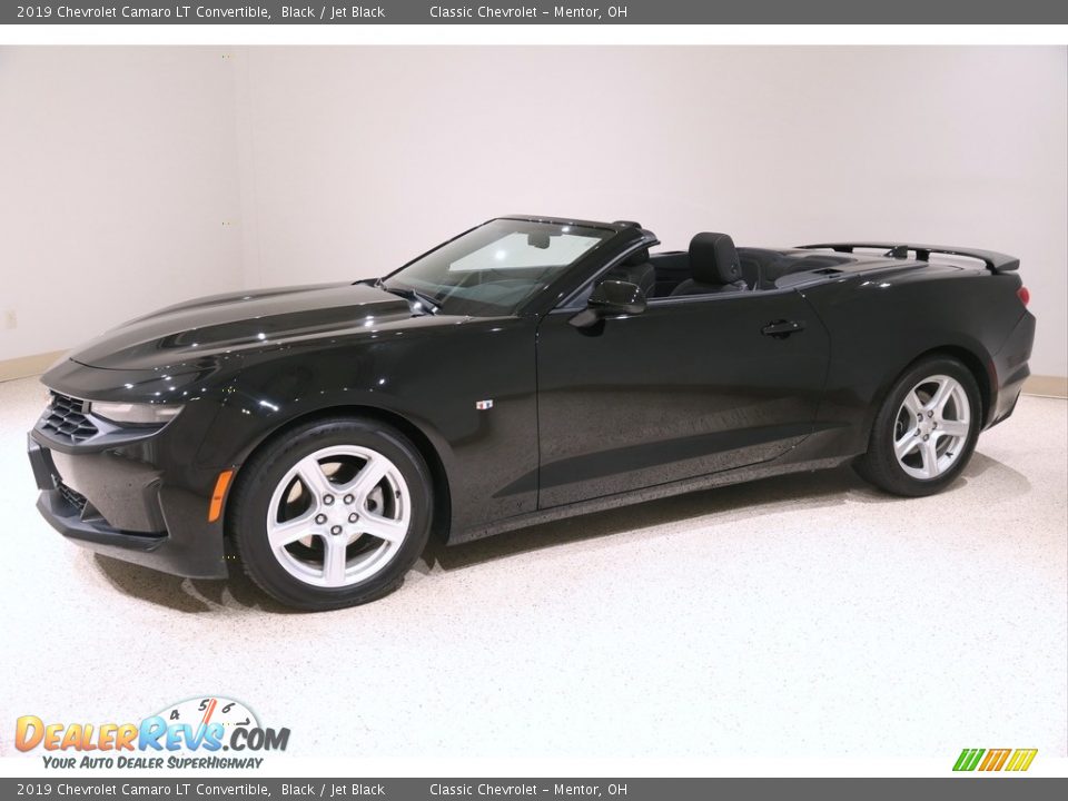 2019 Chevrolet Camaro LT Convertible Black / Jet Black Photo #4