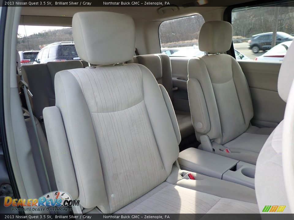 2013 Nissan Quest 3.5 SV Brilliant Silver / Gray Photo #8