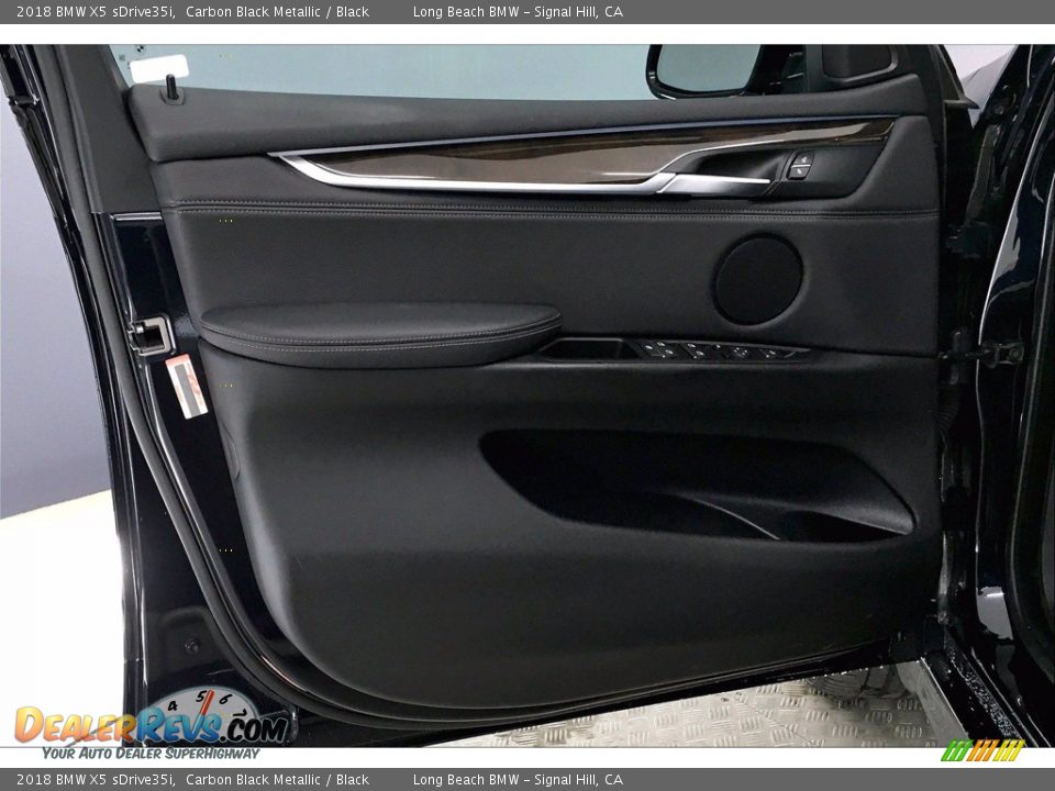 2018 BMW X5 sDrive35i Carbon Black Metallic / Black Photo #23