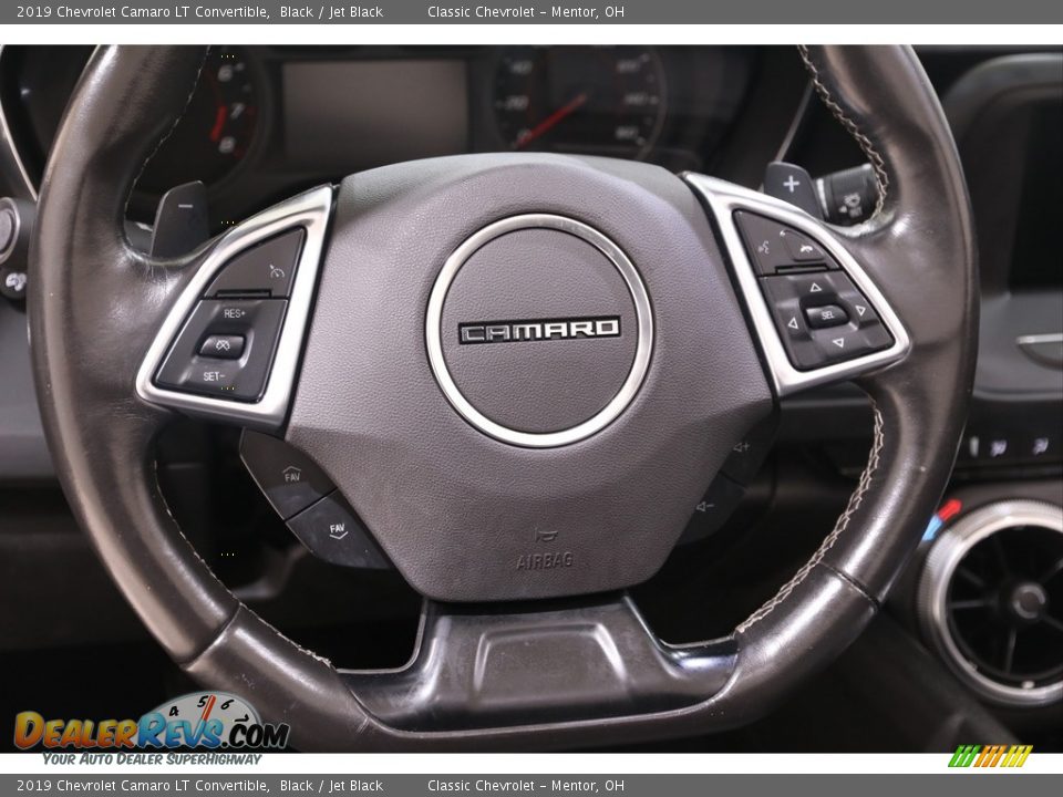 2019 Chevrolet Camaro LT Convertible Black / Jet Black Photo #8