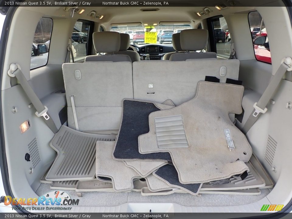 2013 Nissan Quest 3.5 SV Brilliant Silver / Gray Photo #11