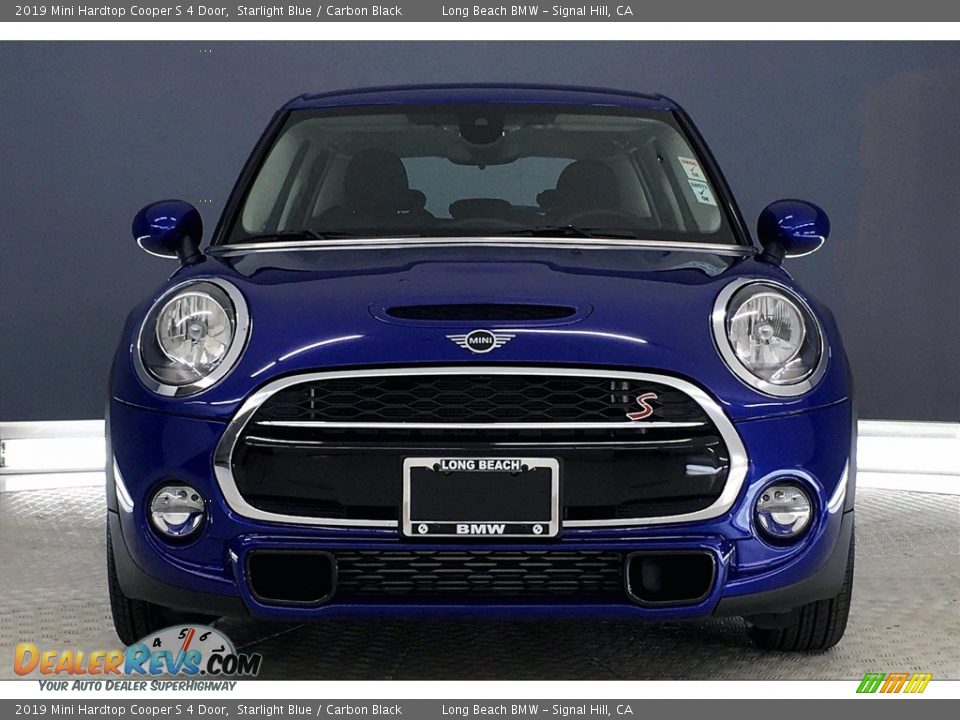 2019 Mini Hardtop Cooper S 4 Door Starlight Blue / Carbon Black Photo #2