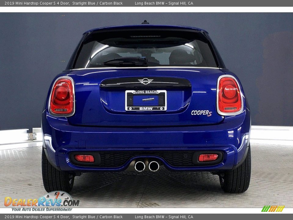 2019 Mini Hardtop Cooper S 4 Door Starlight Blue / Carbon Black Photo #3