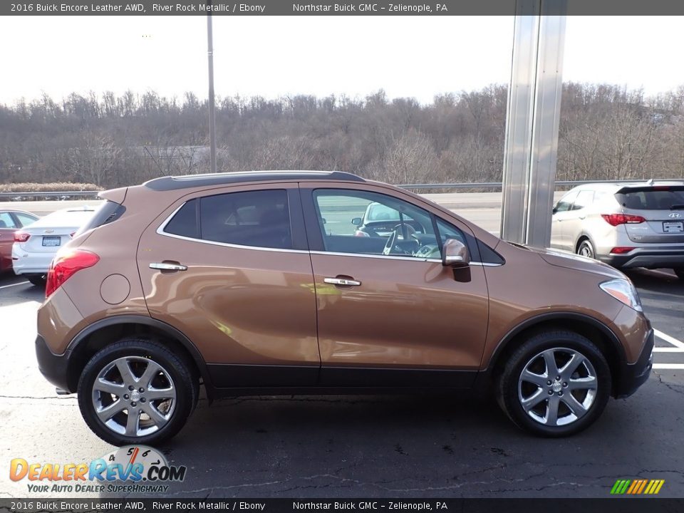 2016 Buick Encore Leather AWD River Rock Metallic / Ebony Photo #5