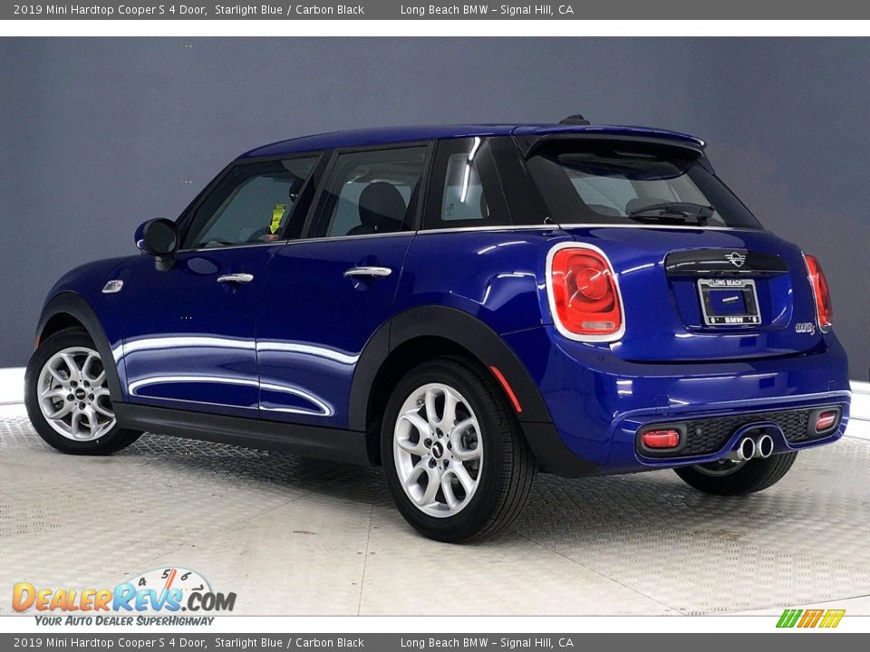 2019 Mini Hardtop Cooper S 4 Door Starlight Blue / Carbon Black Photo #10