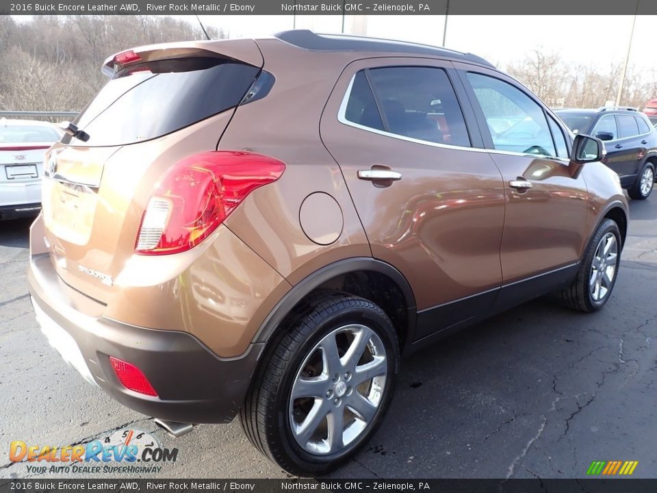 2016 Buick Encore Leather AWD River Rock Metallic / Ebony Photo #8