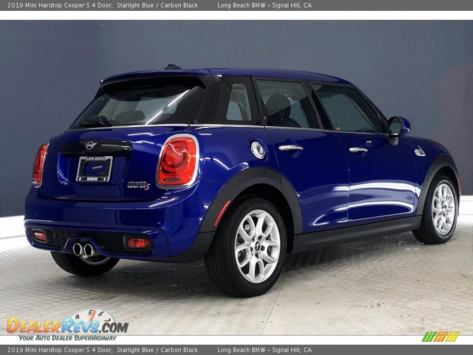 2019 Mini Hardtop Cooper S 4 Door Starlight Blue / Carbon Black Photo #13