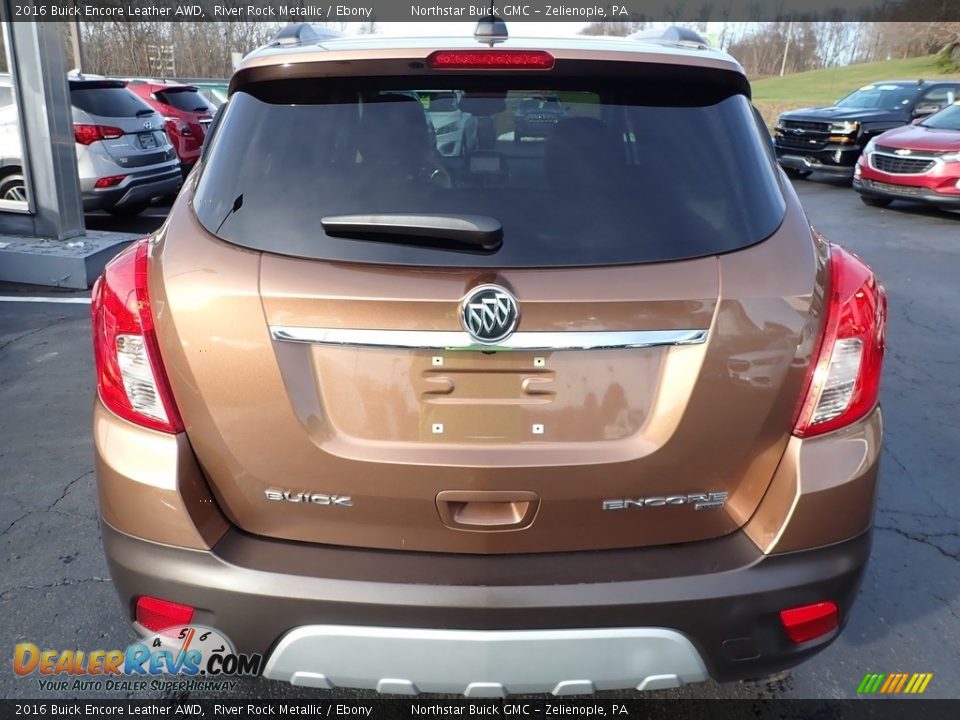 2016 Buick Encore Leather AWD River Rock Metallic / Ebony Photo #9