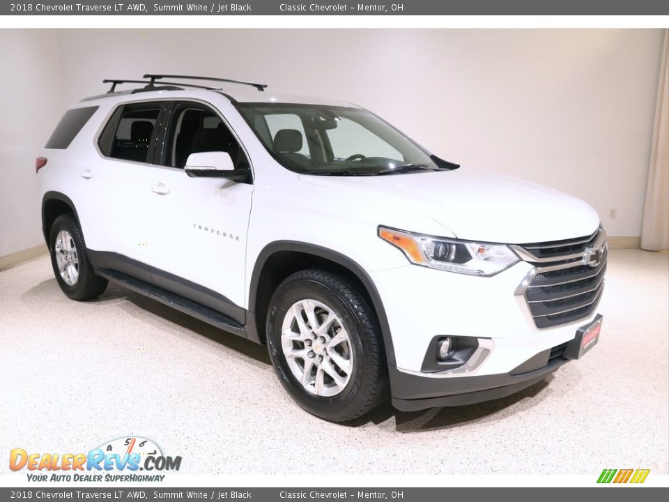 2018 Chevrolet Traverse LT AWD Summit White / Jet Black Photo #1