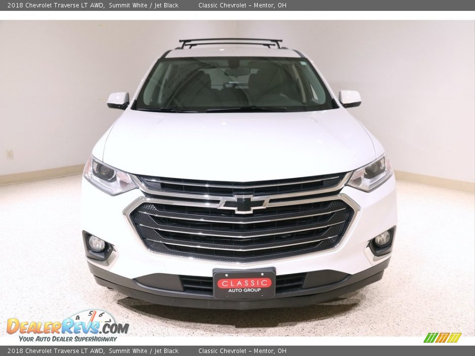 2018 Chevrolet Traverse LT AWD Summit White / Jet Black Photo #2