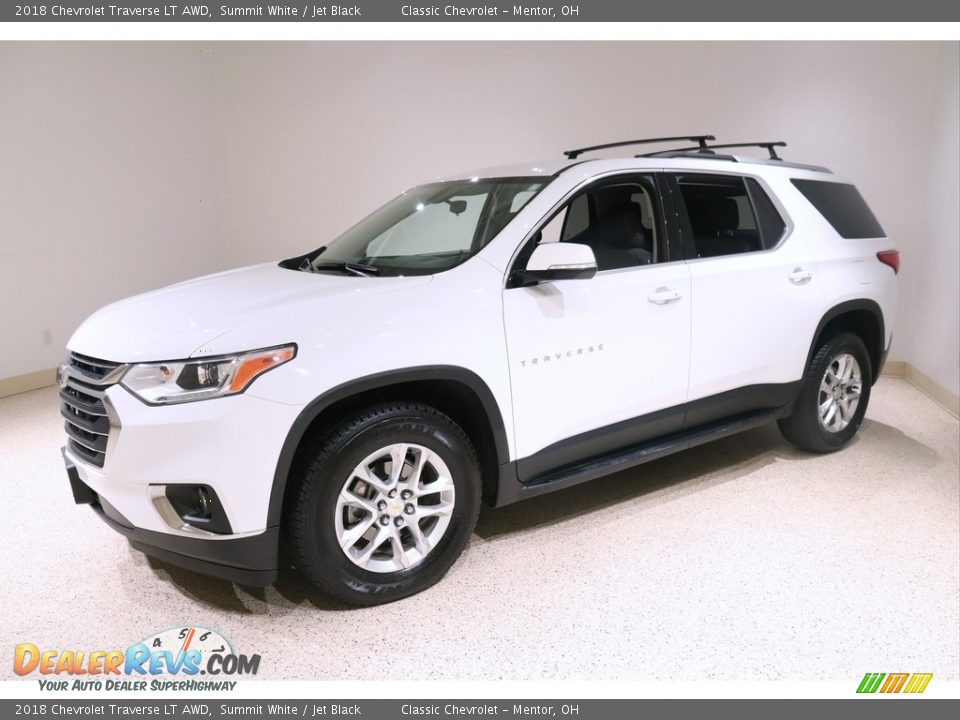 2018 Chevrolet Traverse LT AWD Summit White / Jet Black Photo #3