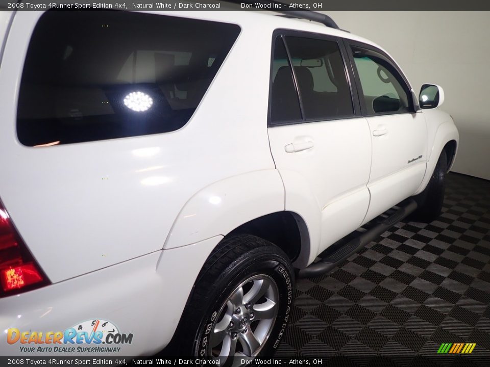 2008 Toyota 4Runner Sport Edition 4x4 Natural White / Dark Charcoal Photo #19