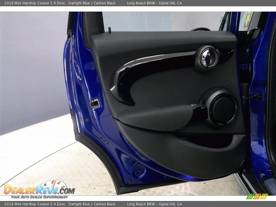 2019 Mini Hardtop Cooper S 4 Door Starlight Blue / Carbon Black Photo #25