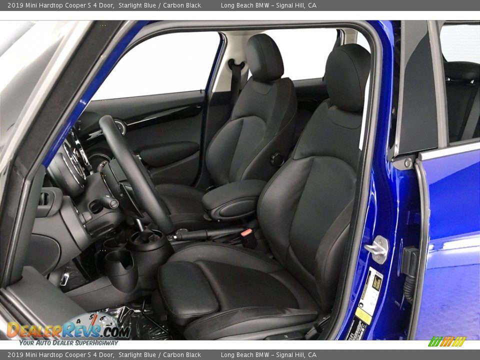 2019 Mini Hardtop Cooper S 4 Door Starlight Blue / Carbon Black Photo #28