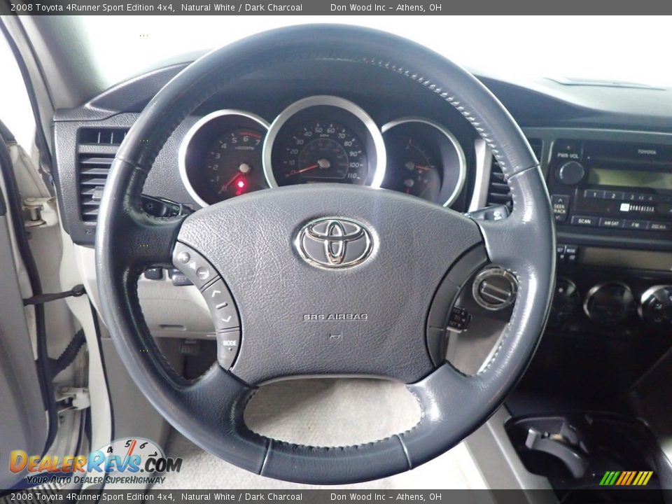 2008 Toyota 4Runner Sport Edition 4x4 Natural White / Dark Charcoal Photo #27