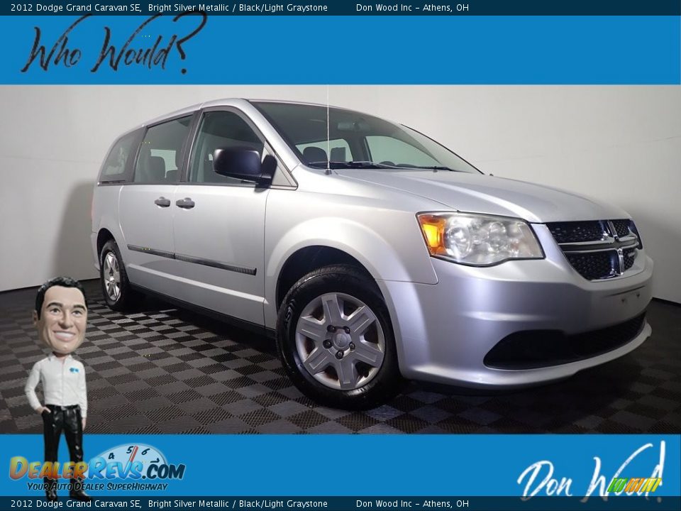 2012 Dodge Grand Caravan SE Bright Silver Metallic / Black/Light Graystone Photo #1