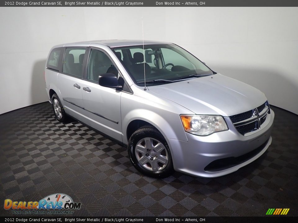 2012 Dodge Grand Caravan SE Bright Silver Metallic / Black/Light Graystone Photo #2
